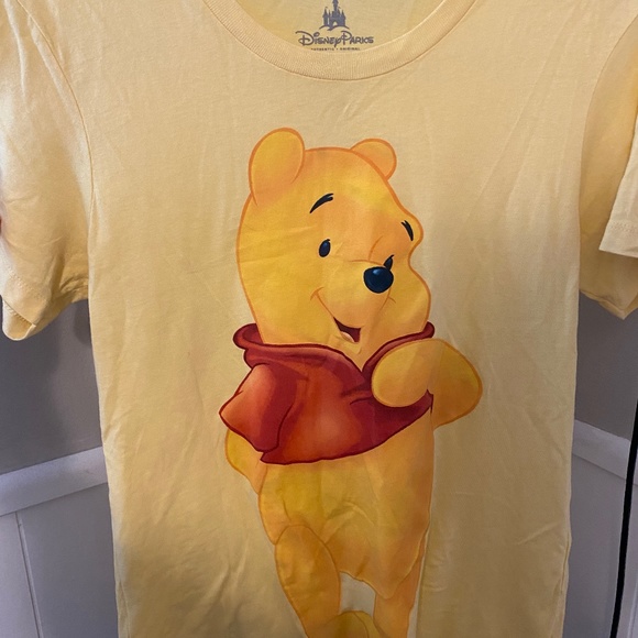 Disney Parks Tops - Disney Parks Yellow Winnie The Pooh Shirt Large